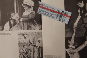 Inside the program for Romeo and Juliet in 1968 – on the right a young Christopher Walken reaches for the lovely Louise Marleau. I saved my ticket stub, but unfortunately, it doesn’t show the price. 